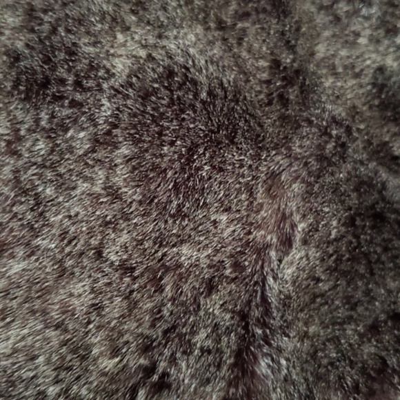 Style & Co Puffer Coat Fur Collar Brown Medium - Picture 8 of 9